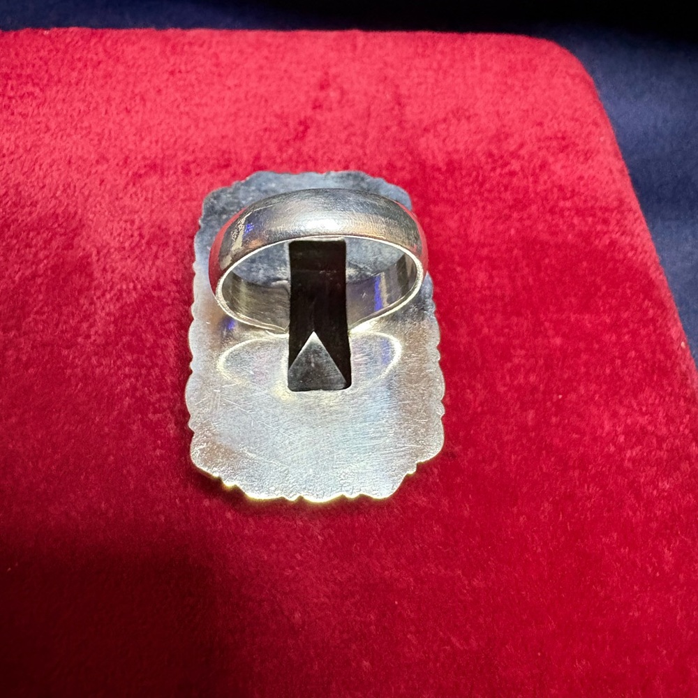 Ring Watermelon Tourmaline 925 Sterling Silver Statement - Picture 6 of 10